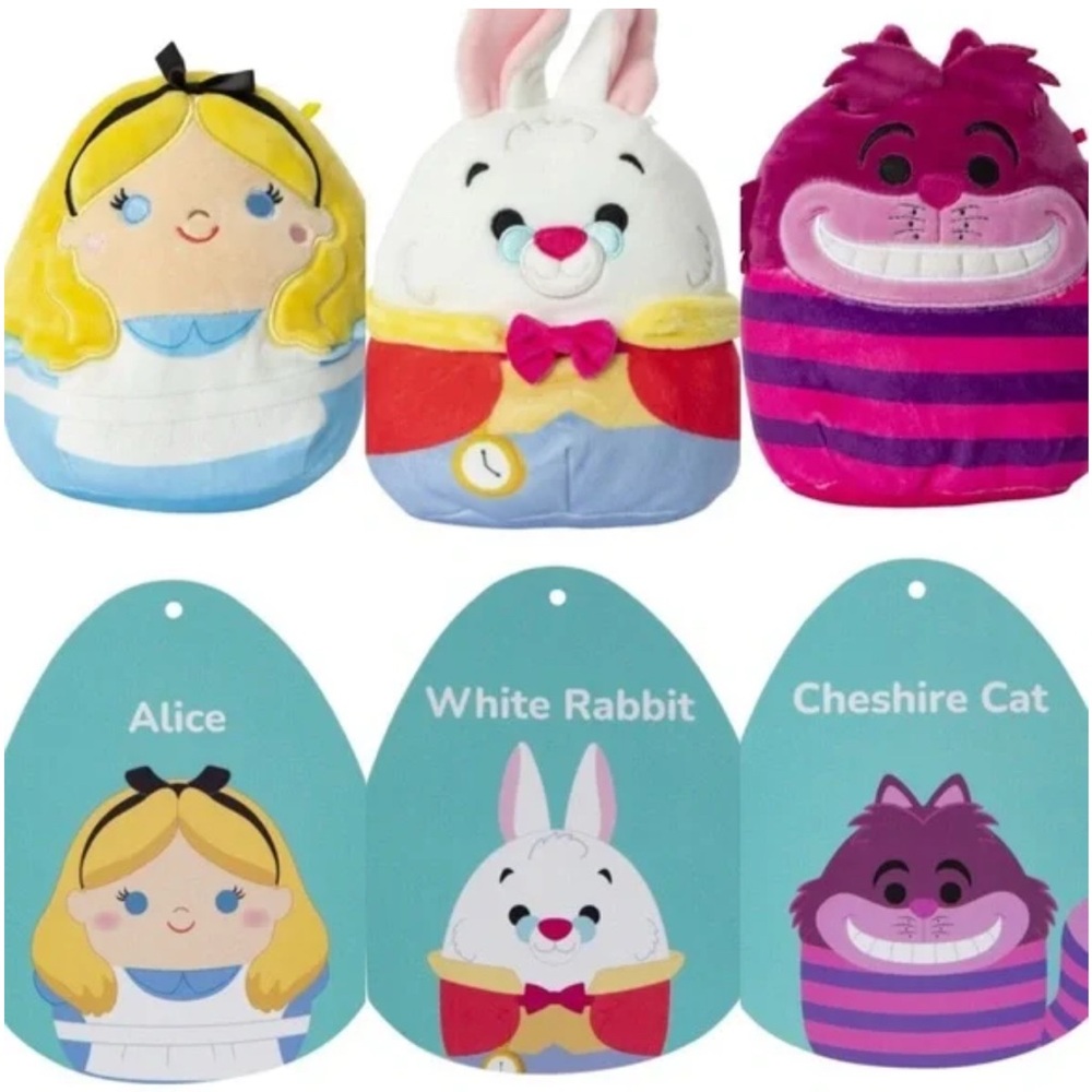 Disney Alice in Wonderland Plush Toy Set - Multicolor